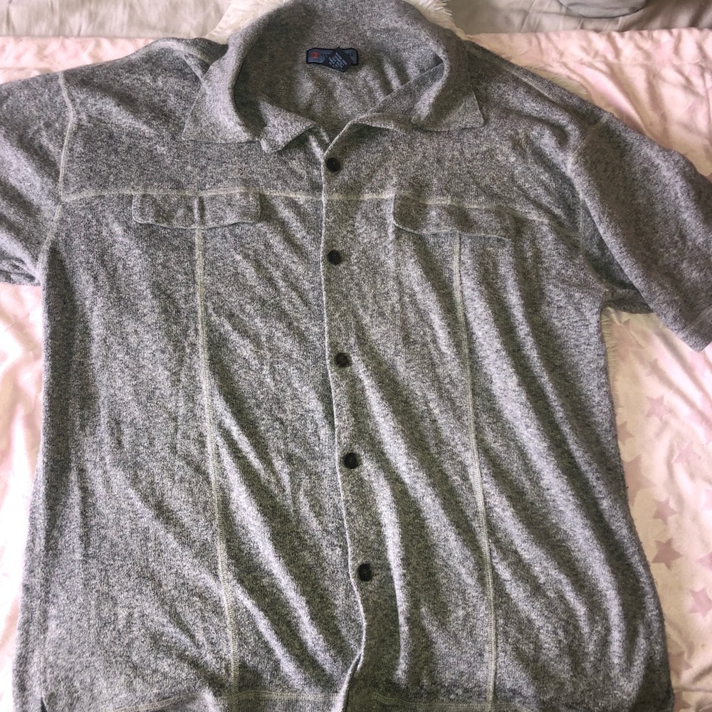 Mens Short sleeve Button Down